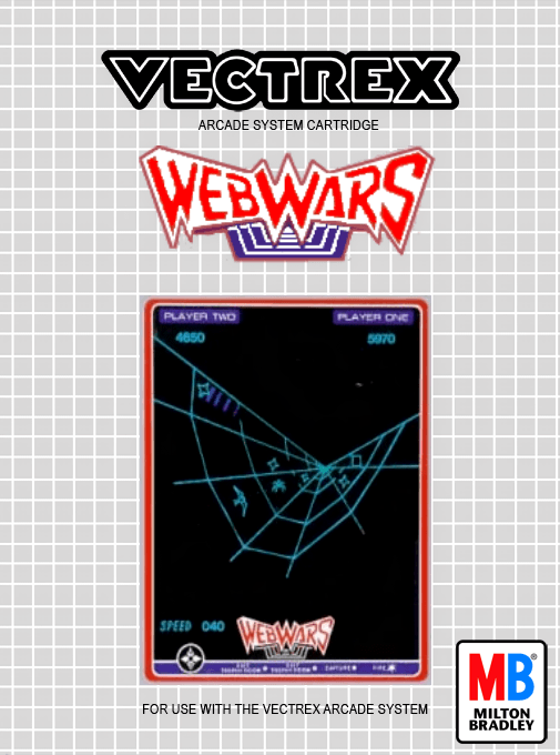 Web Wars box art for Vectrex